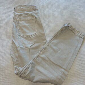 Dynamite Claudia Jeans Cream Size 27